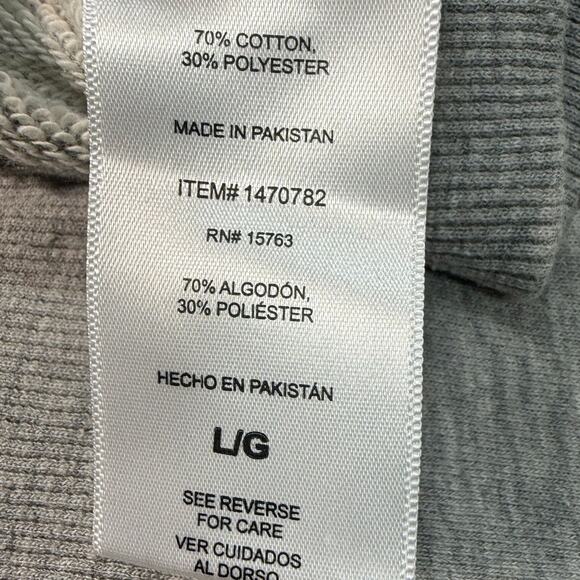 Champion Men’s Large Gray Crewneck Sweatshirt Logo Pullover - Picture 6 of 7